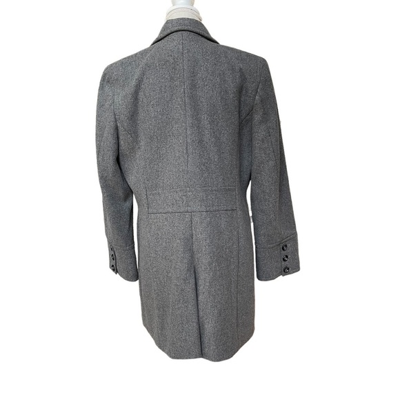 Express Gray Wool Blend‎ Double Breasted Peacoat Winter Coat Size: 13/14 - Picture 5 of 12